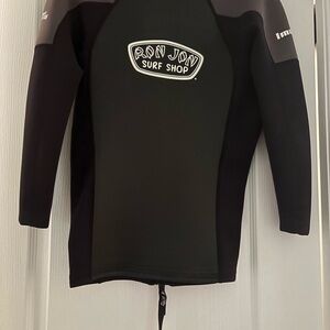 Ron Jon Surf Shop Black Wetsuit Top